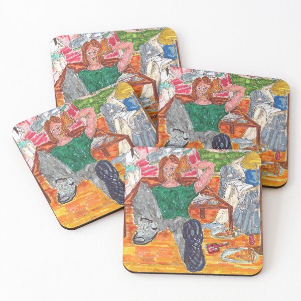 Item preview, eating pizza designed and sold by GabrieleBPrice.