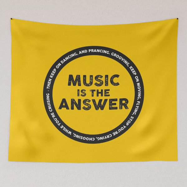 Item preview, 90s House music hymn. Music is The Answer. Djs gift. designed and sold by paulo silveira.