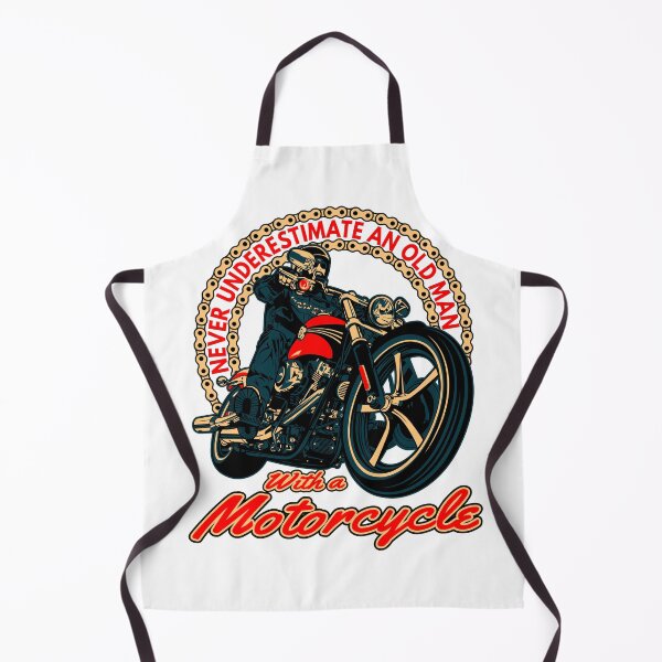 Item preview, Never underestimate an old man, with a motorcycle, badass biker, funny motorcycle designed and sold by Lekrock.