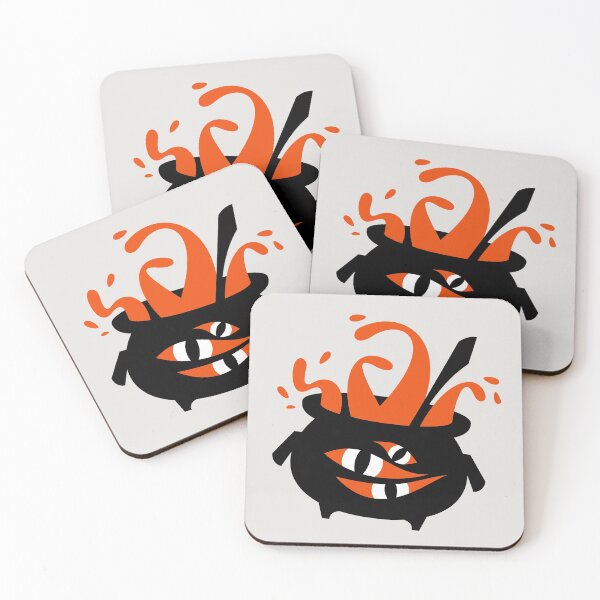 Item preview, Witch's cauldron with tentacle monster inside (on white) designed and sold by SergPerep.