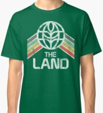 The Land Logo Distressed in Vintage Retro Style Classic T-Shirt