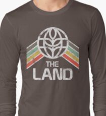 The Land Logo Distressed in Vintage Retro Style Long Sleeve T-Shirt
