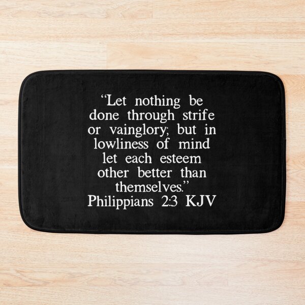 Item preview, Philippians 2:3 KJV (White Font) designed and sold by IBMClothing.