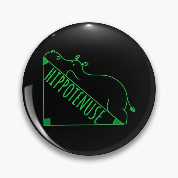 Item preview, Math Triangle Humor Hippotenuse designed and sold by ShineEyePirate.