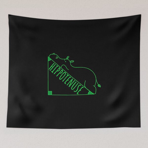 Item preview, Math Triangle Humor Hippotenuse designed and sold by ShineEyePirate.
