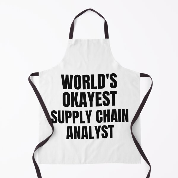 Item preview, World's Okayest Supply chain analyst designed and sold by GoDPI.
