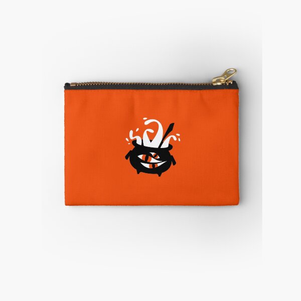 Item preview, Witch's cauldron with tentacle monster inside (on orange) designed and sold by SergPerep.