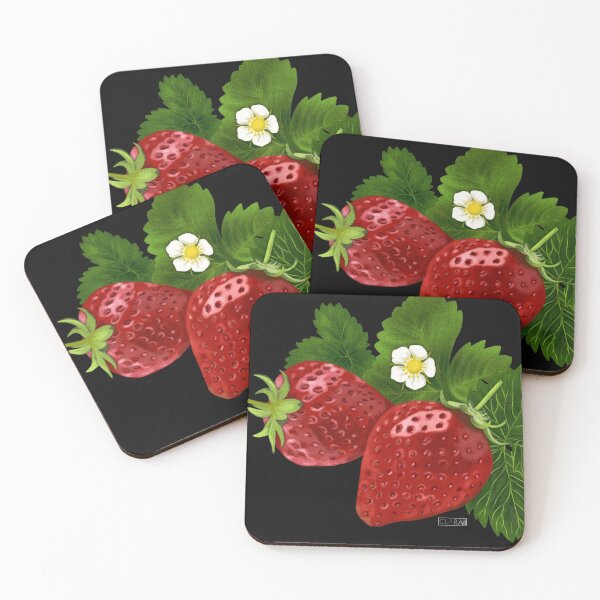 Item preview, Delicious strawberry design designed and sold by Creative Line Prints.