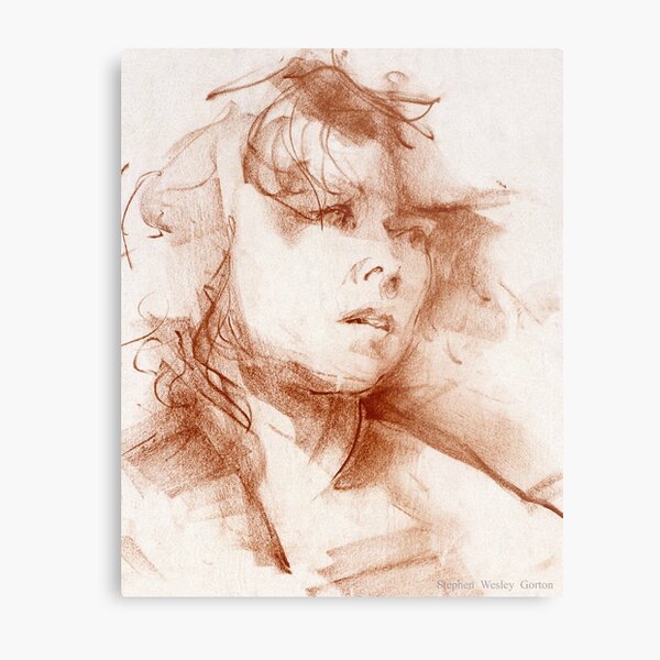 Shanti (detail) Metal Print