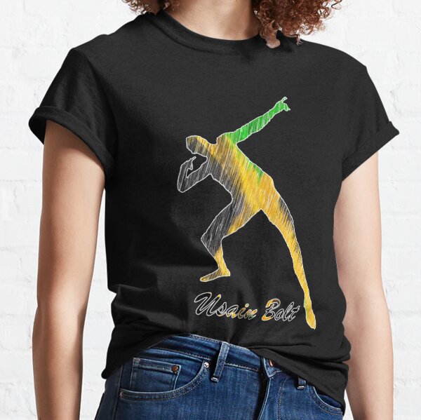Usain Bolt Jamaica Man Design Classic T-Shirt