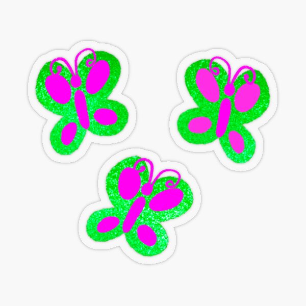 Y2K BUTTERFLY ? Transparent Sticker