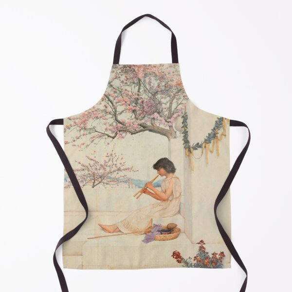 Item preview, George Lawrence Bulleid. A girl playing panpipes. 1895 designed and sold by ZakHopkins.