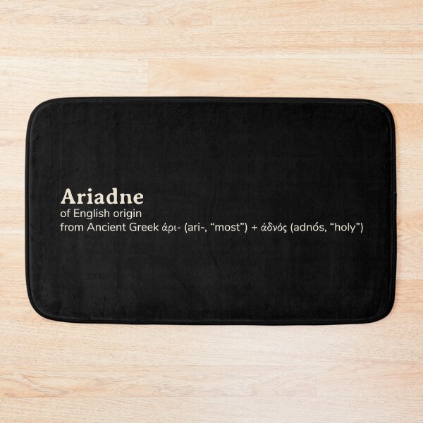 Item preview, Ariadne name etymology designed and sold by YourNameStory.