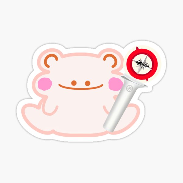 "Stray Kids Bear Fan Lightstick" Sticker for Sale by norasbujo Redbubble