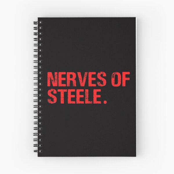 Item preview, Vintage Nerves Of Steele Typography  designed and sold by garniturex.