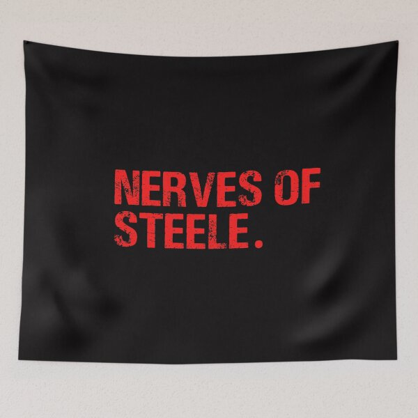Item preview, Vintage Nerves Of Steele Typography  designed and sold by garniturex.