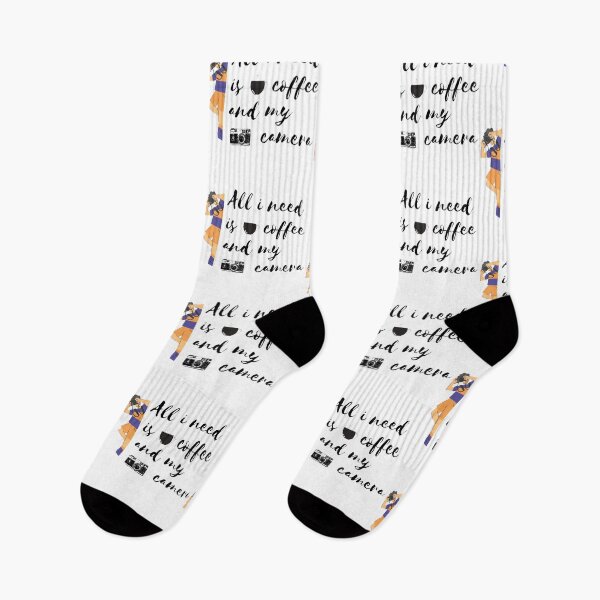 Item preview, All i need is my coffee and my camera designed and sold by AKMarkethub.