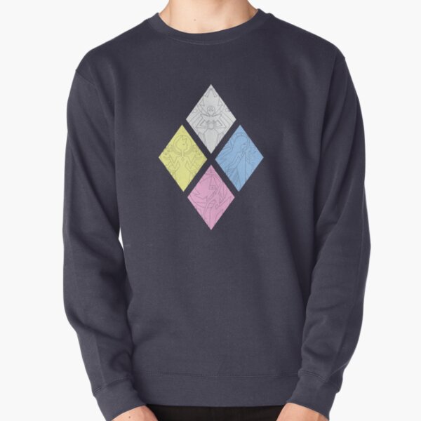 white diamond sweatshirt