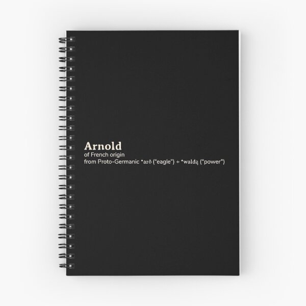 Item preview, Arnold name etymology designed and sold by YourNameStory.