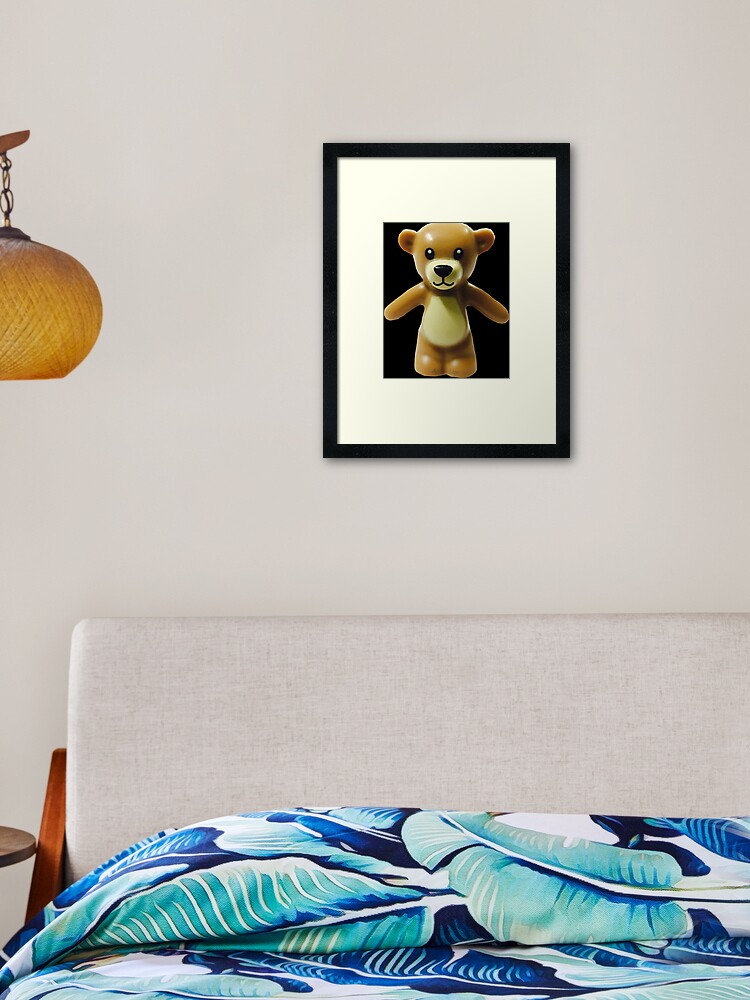 teddy bear framed art