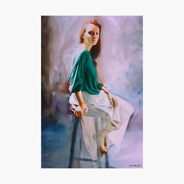 Janine in Sunlight Photographic Print