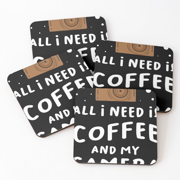 Item preview, Coffee and my camera  designed and sold by Wahbastore.