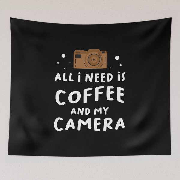 Item preview, Coffee and my camera  designed and sold by Wahbastore.