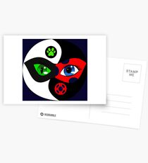 Miraculous Ladybug Yin Yang Postcards