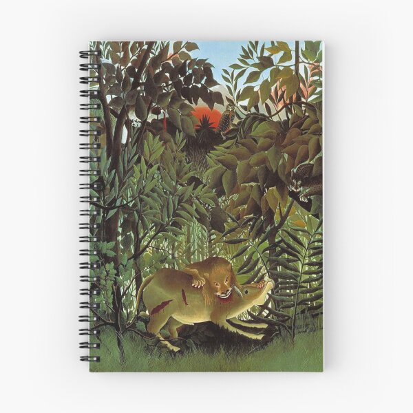 Item preview, Henri rousseau - A Lion Devouring its Prey designed and sold by Vivanne-art.