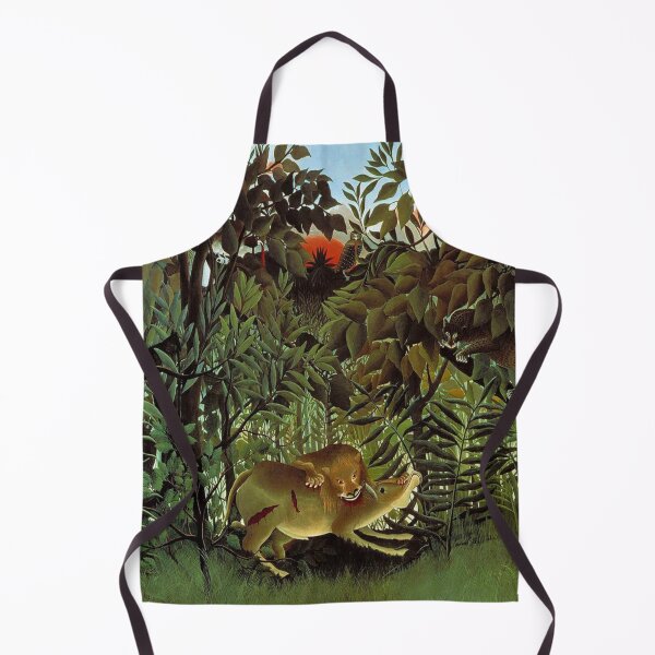 Item preview, Henri rousseau - A Lion Devouring its Prey designed and sold by Vivanne-art.