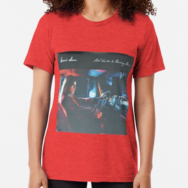 Bear's Den - Red clay and Pouring rain - Vinyl sleeve Tri-blend T-Shirt