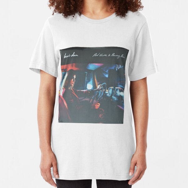 Bear's Den - Red clay and Pouring rain - Vinyl sleeve Slim Fit T-Shirt