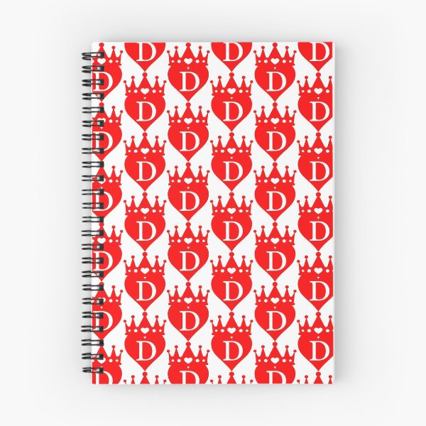 Item preview, crowned red heart with letter D designed and sold by ronaldsonou.
