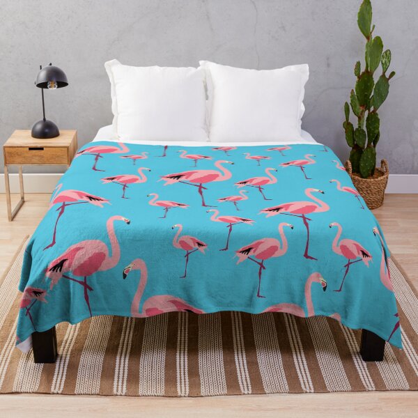 Item preview, Tropical Summer Pink Flamingo Pattern designed and sold by idovedesign.