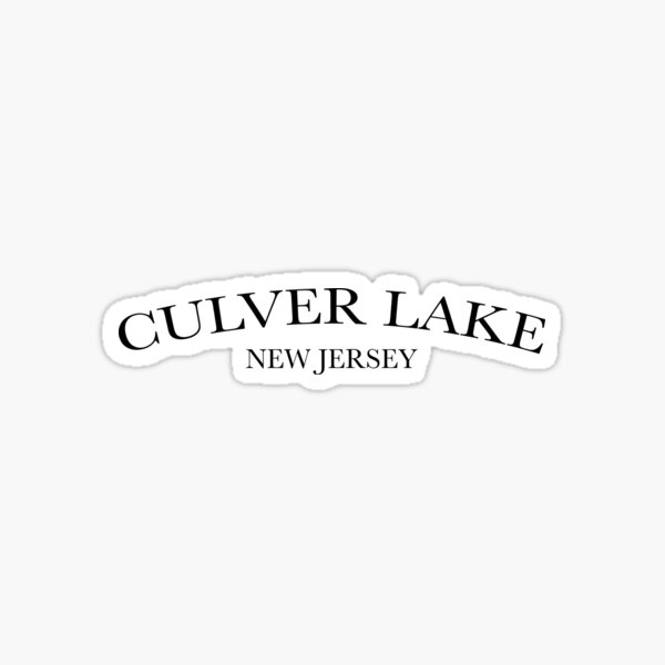 "Culver Lake Vintage Inspired" Sticker for Sale by JadeConcepts
