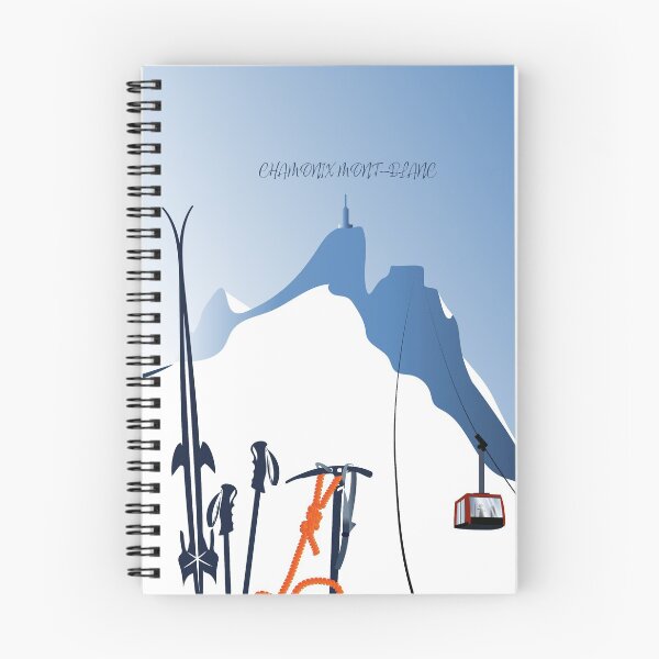 Item preview, Alps PosterAiguille  du Midi cable car and ski ice ax designed and sold by leewarddesign.