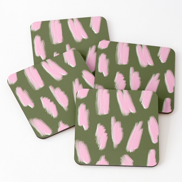 Item preview, Pink and Green Brush Strokes designed and sold by OneThreeSix.