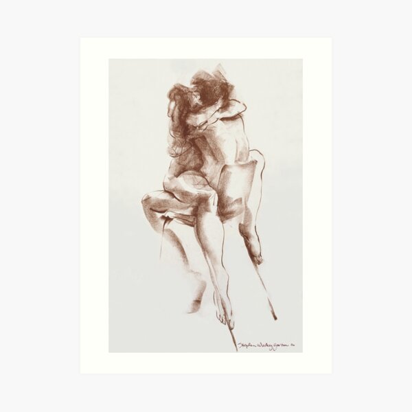 Hug Art Print