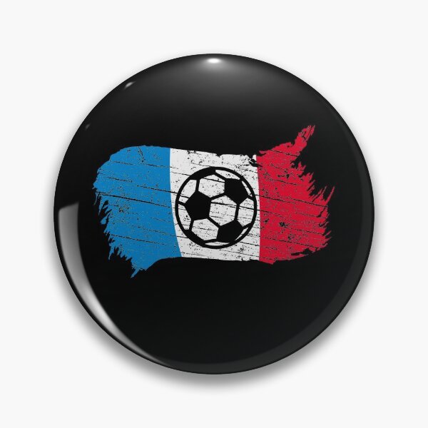 Item preview, Vintage French National Flag & Soccer Ball Design Cool Gift For France Lovers Tourists Souvenir Cool National French Football Fans Gift designed and sold by FunnySunny T-Shirts.