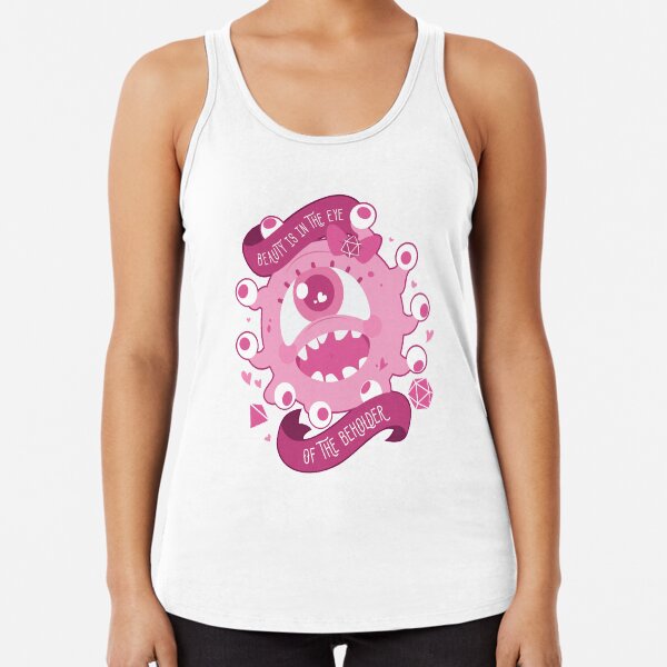 Kawaii Beholder Racerback Tank Top