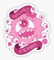 Kawaii Beholder Sticker