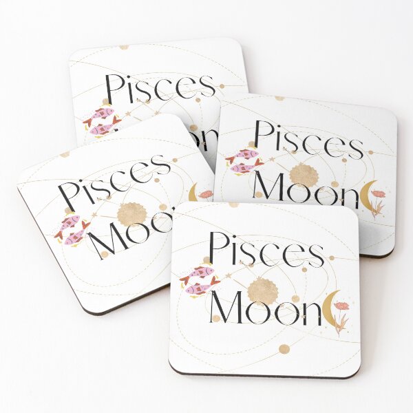 Item preview, Pisces Moon Celestial Moon Sign Astrology designed and sold by Designedbysm.