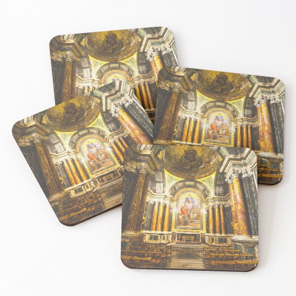Santa Maria in Trastevere, Rome Coasters (Set of 4)