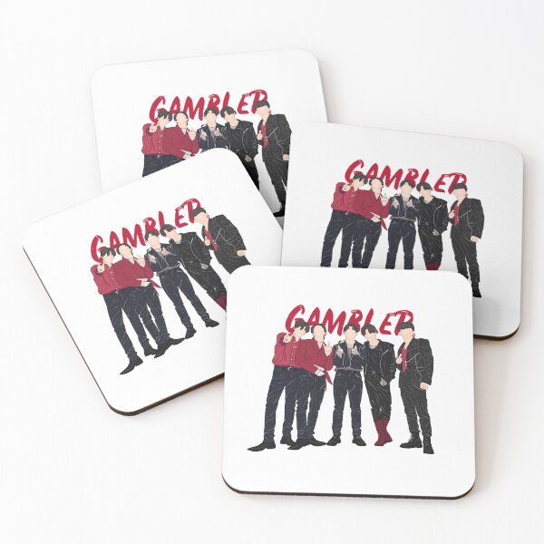 Artikelvorschau, Monsta X Gambler Vector Art Sticker entworfen und verkauft von cinxart.
