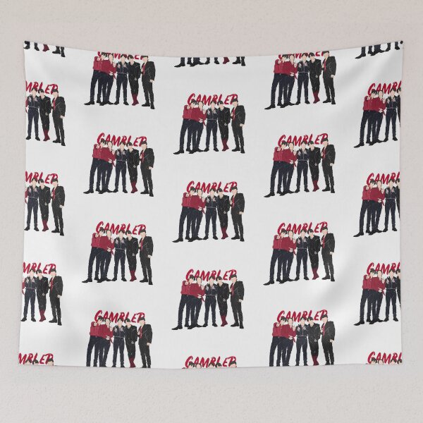 Item preview, Monsta X Gambler Vector Art Sticker designed and sold by cinxart.