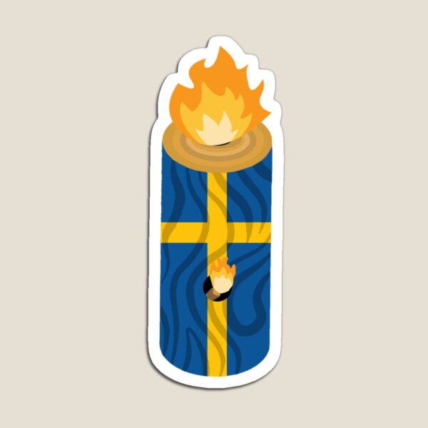 Aperçu de l'œuvre Bûche de feu suédois créée et vendue par Styxers.