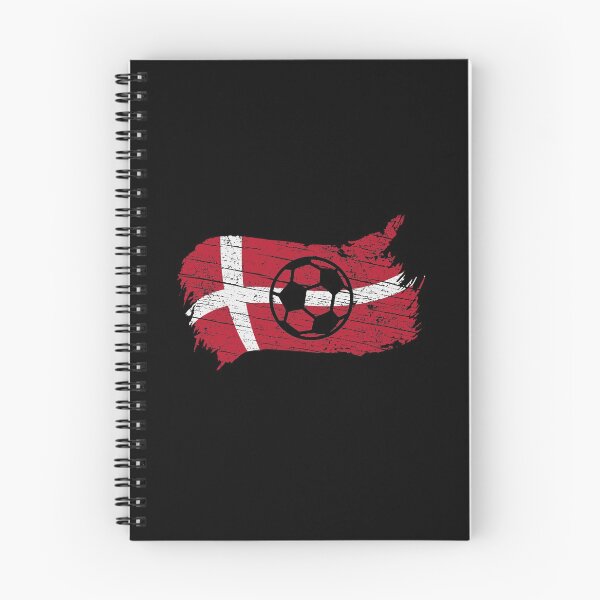 Item preview, Vintage Danish National Flag & Soccer Ball Design Cool Gift For Denmark Lovers Tourists Souvenir Cool National Danish Football Fans Gift designed and sold by FunnySunny T-Shirts.