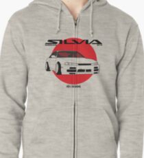 Sudadera con capucha y cremallera Nissan Silvia S14 Kouki