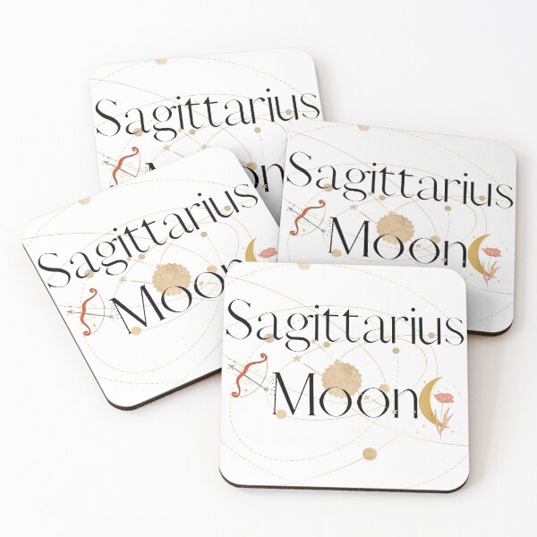 Item preview, Sagittarius Moon Celestial Moon Sign Astrology designed and sold by Designedbysm.