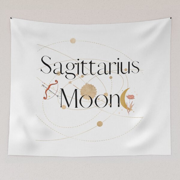 Artikelvorschau, Schütze-Mond Himmelsmond-Zeichen-Astrologie entworfen und verkauft von Designedbysm.